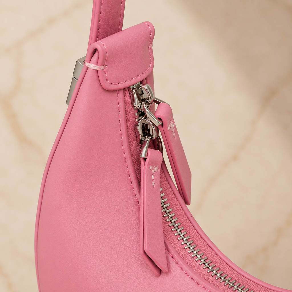 Women's Canvas Half Moon Shoulder Bag